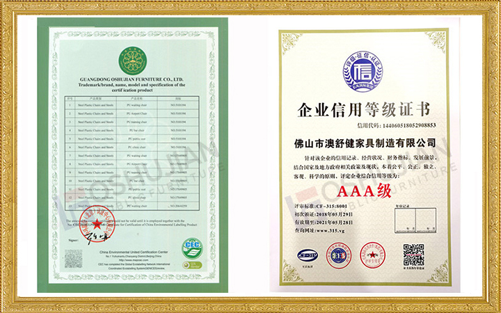 Certificado de Classificação de Crédito Empresarial AAA, Certificado de Rotulagem Ambiental da China